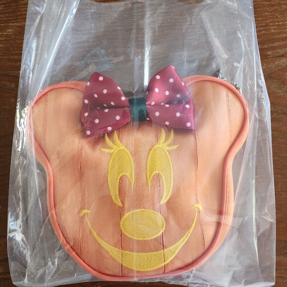 Harveys Disney Halloween Minnie Pumpkin Crossbody & Dust Bag Limited Edition NWT - Picture 14 of 16